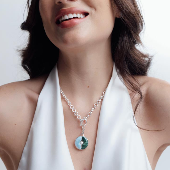 Malachite Costa Charm