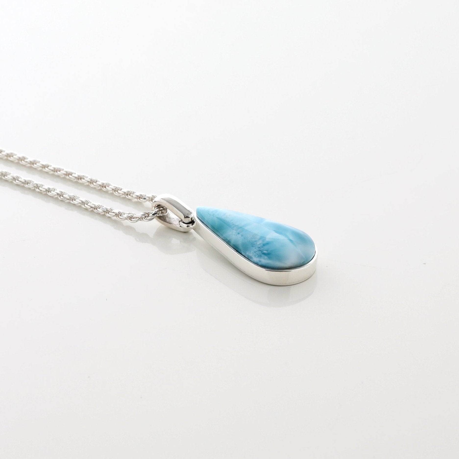 Larimar Stone Pendant Malia