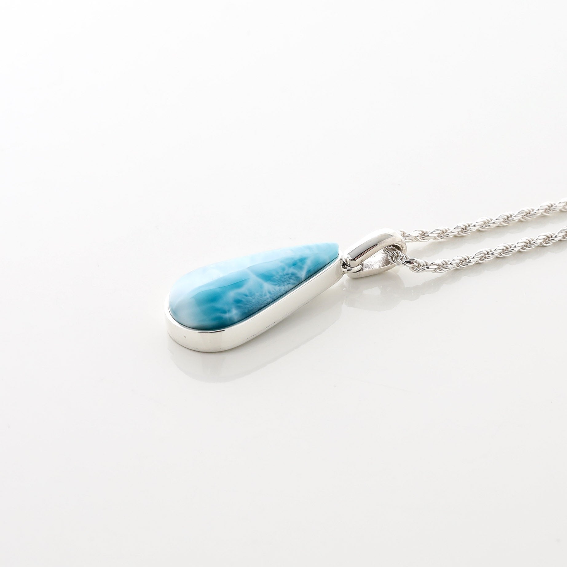 Larimar Stone Pendant Malia