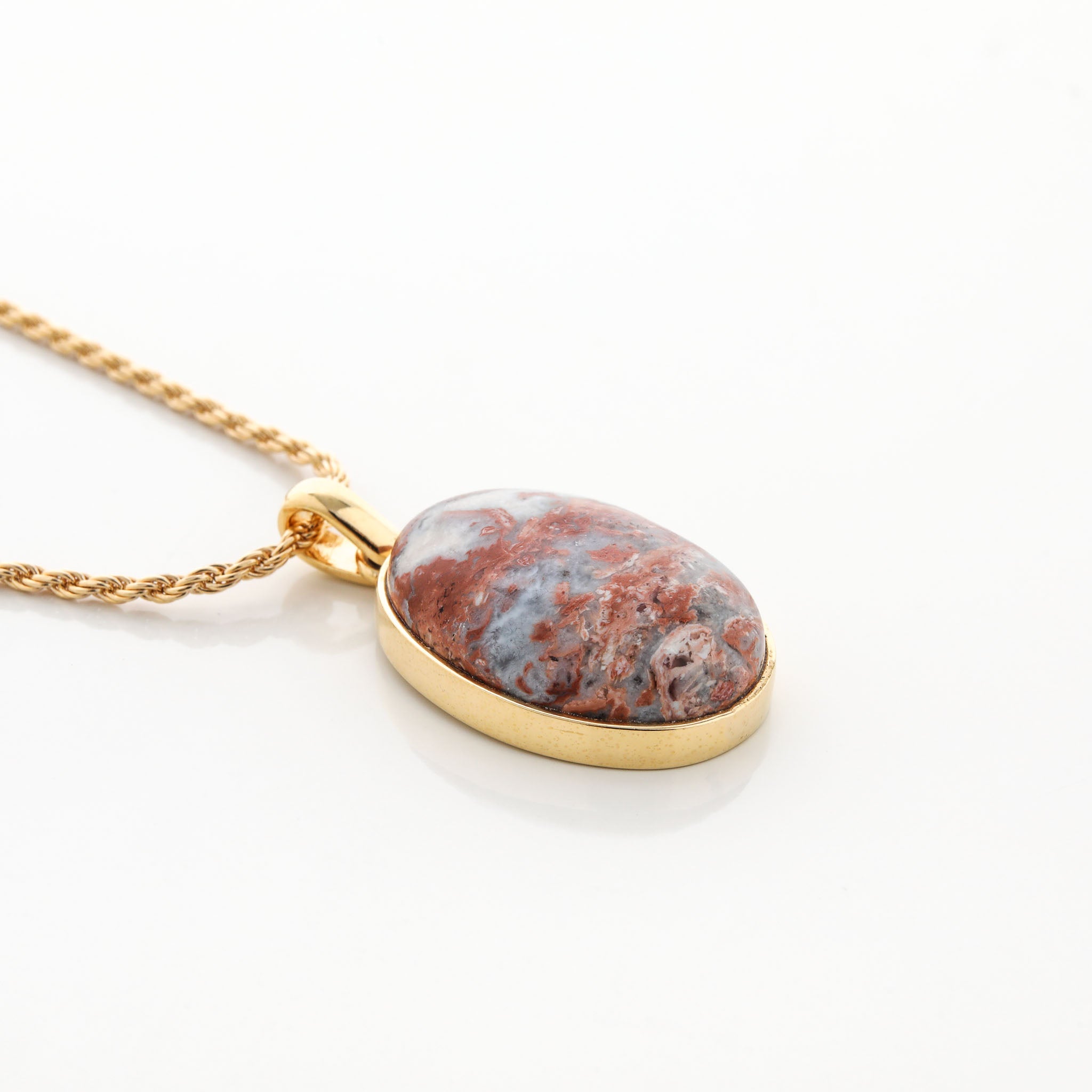 Gold Vermeil Larimar Pendant Marfa