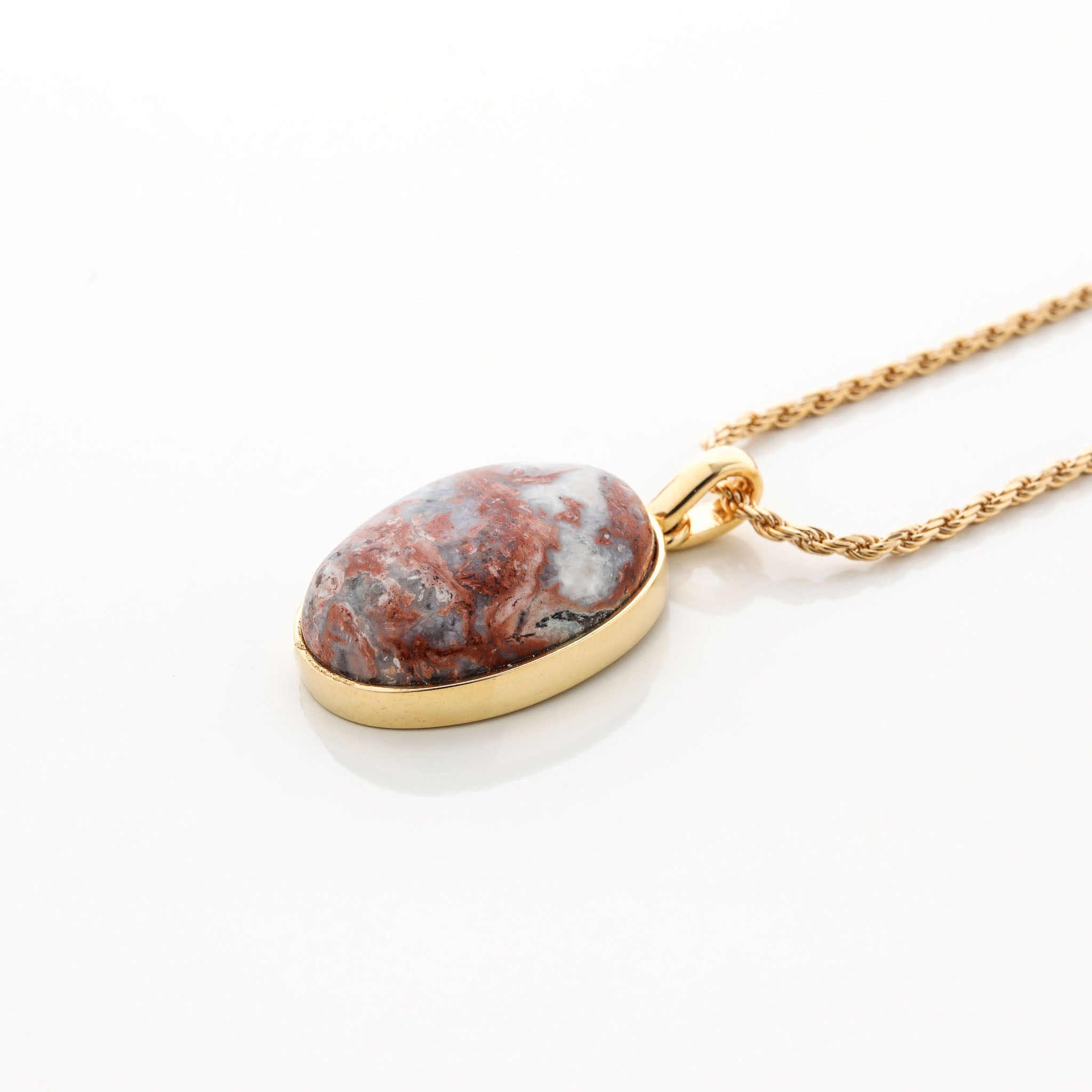 Gold Vermeil Larimar Pendant Marfa