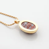 Gold Vermeil Larimar Pendant Marfa