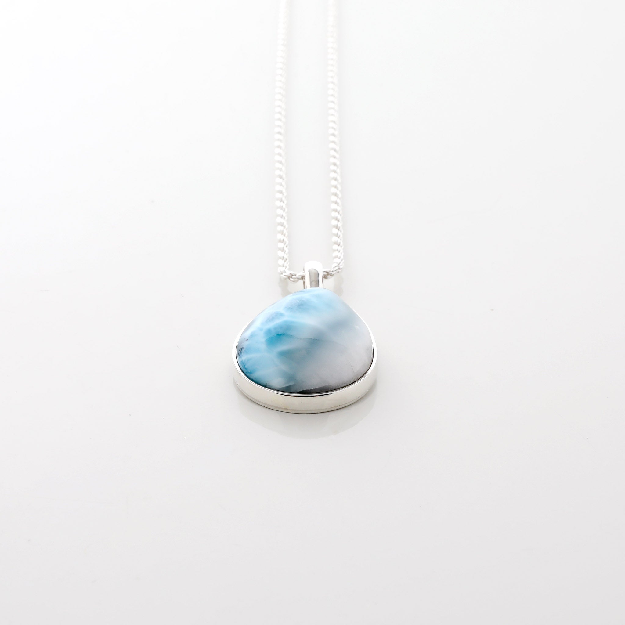 Larimar Stone Pendant Mavi