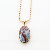 Gold Vermeil Larimar Pendant Maya