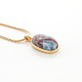 Gold Vermeil Larimar Pendant Maya