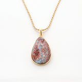 Gold Vermeil Larimar Pendant Mia