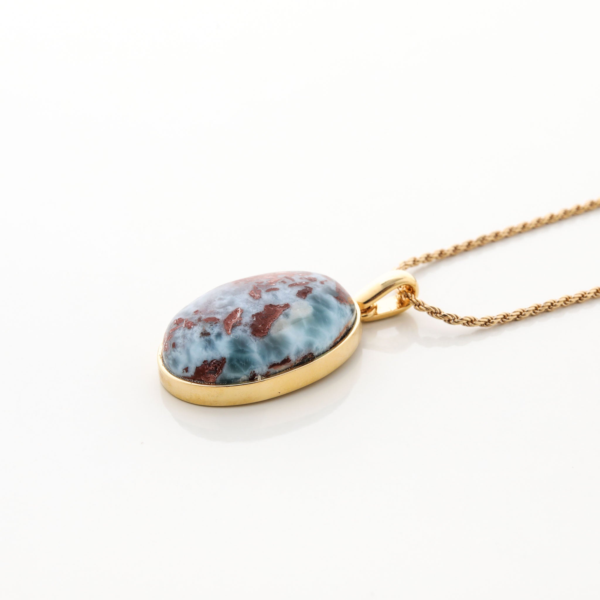 Gold Vermeil Larimar Pendant Milan