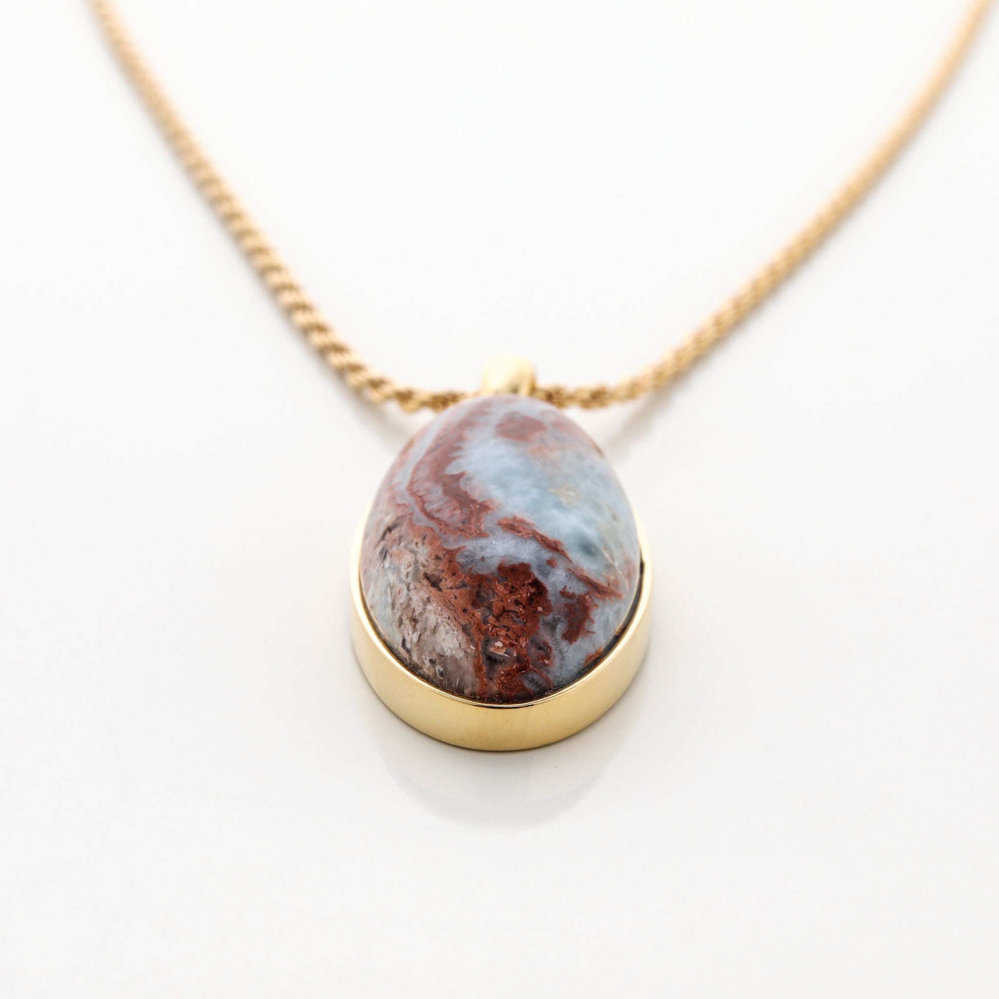 Gold Vermeil Larimar Pendant Millie