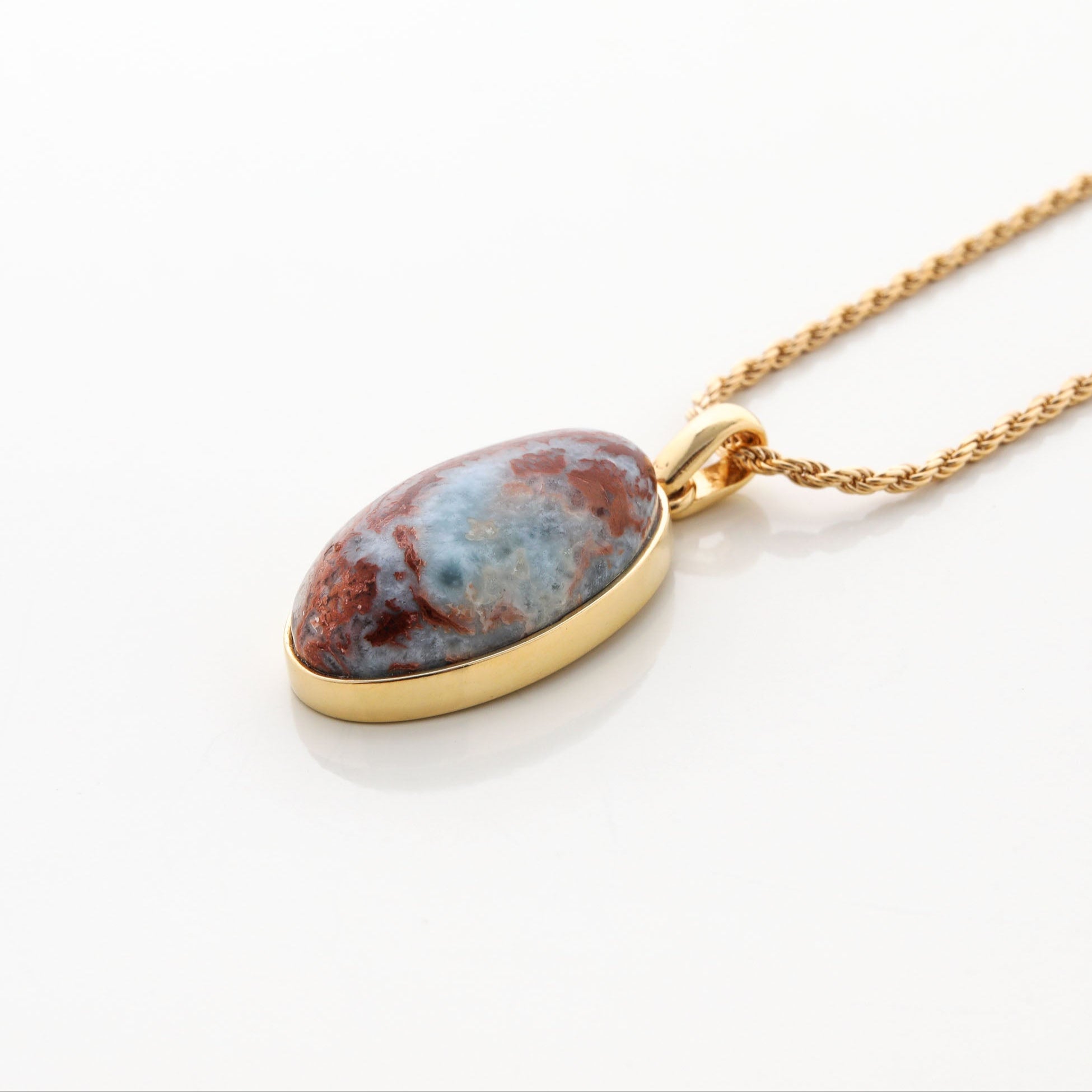 Gold Vermeil Larimar Pendant Millie