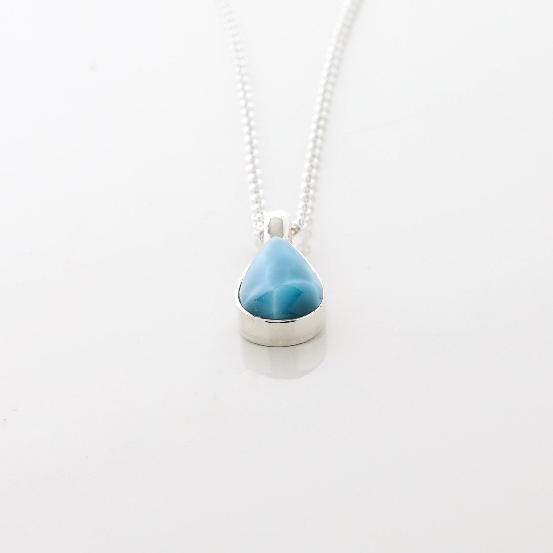  Larimar Stone Pendant Misty