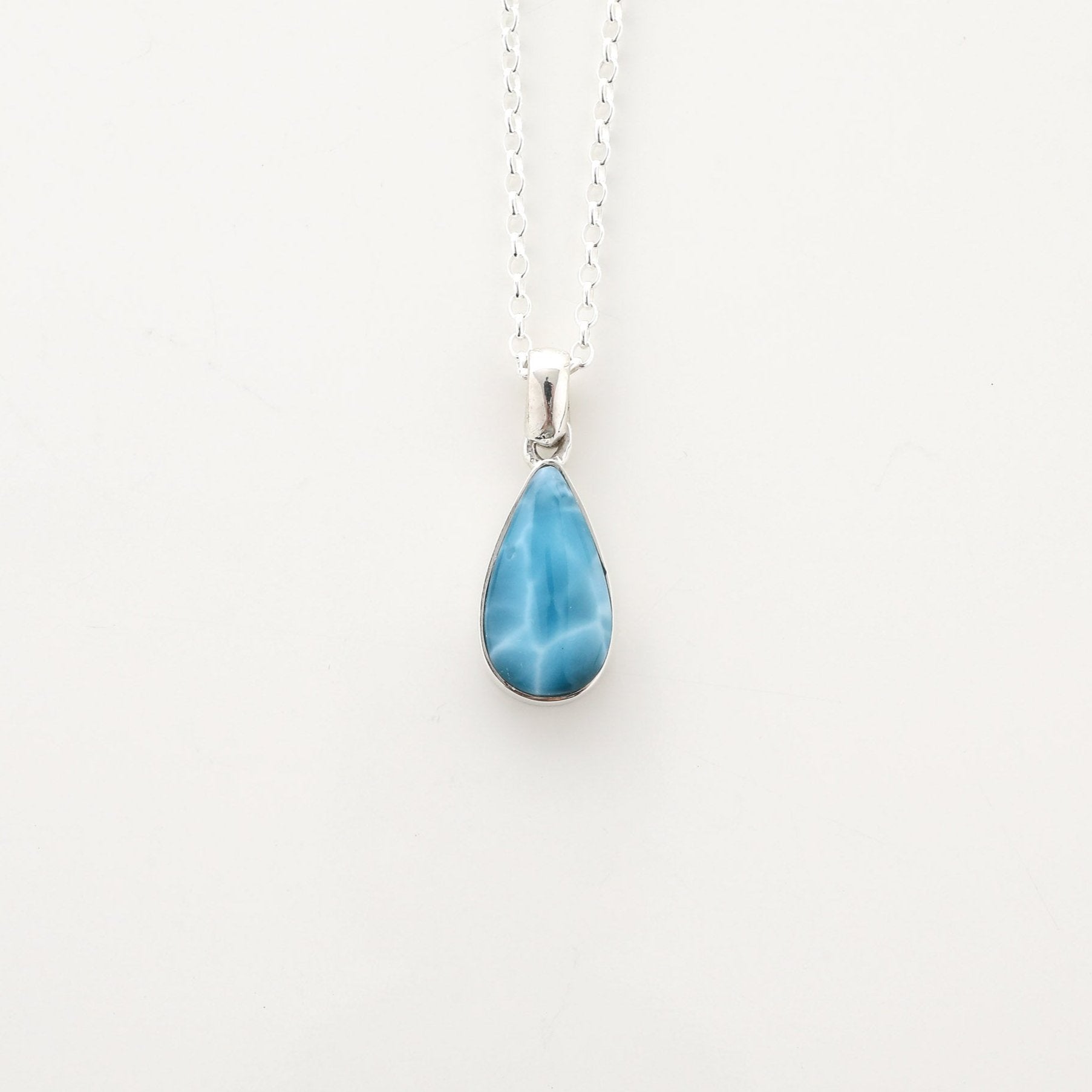  Larimar Stone Pendant Misty