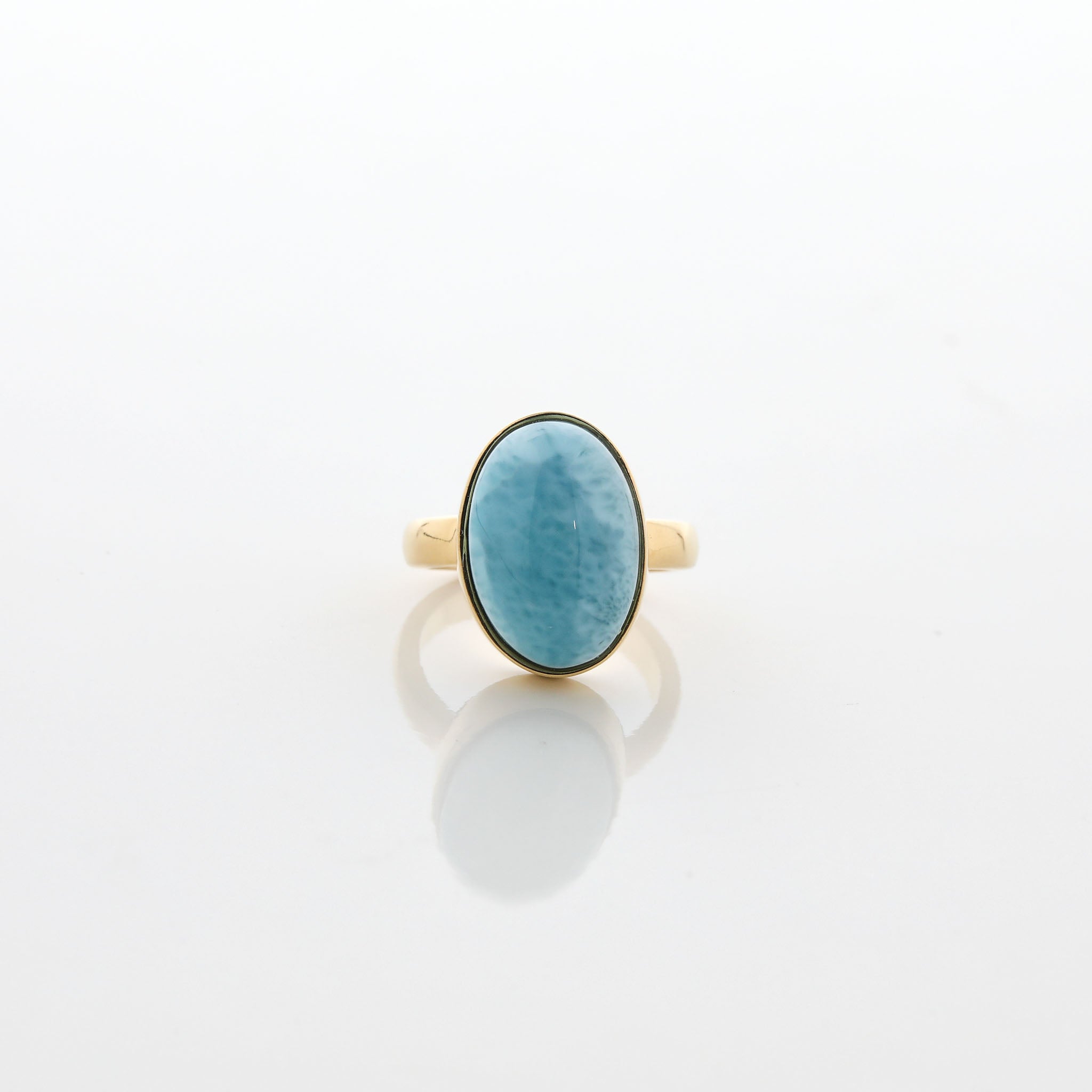 Gold Vermeil Larimar Ring Molly