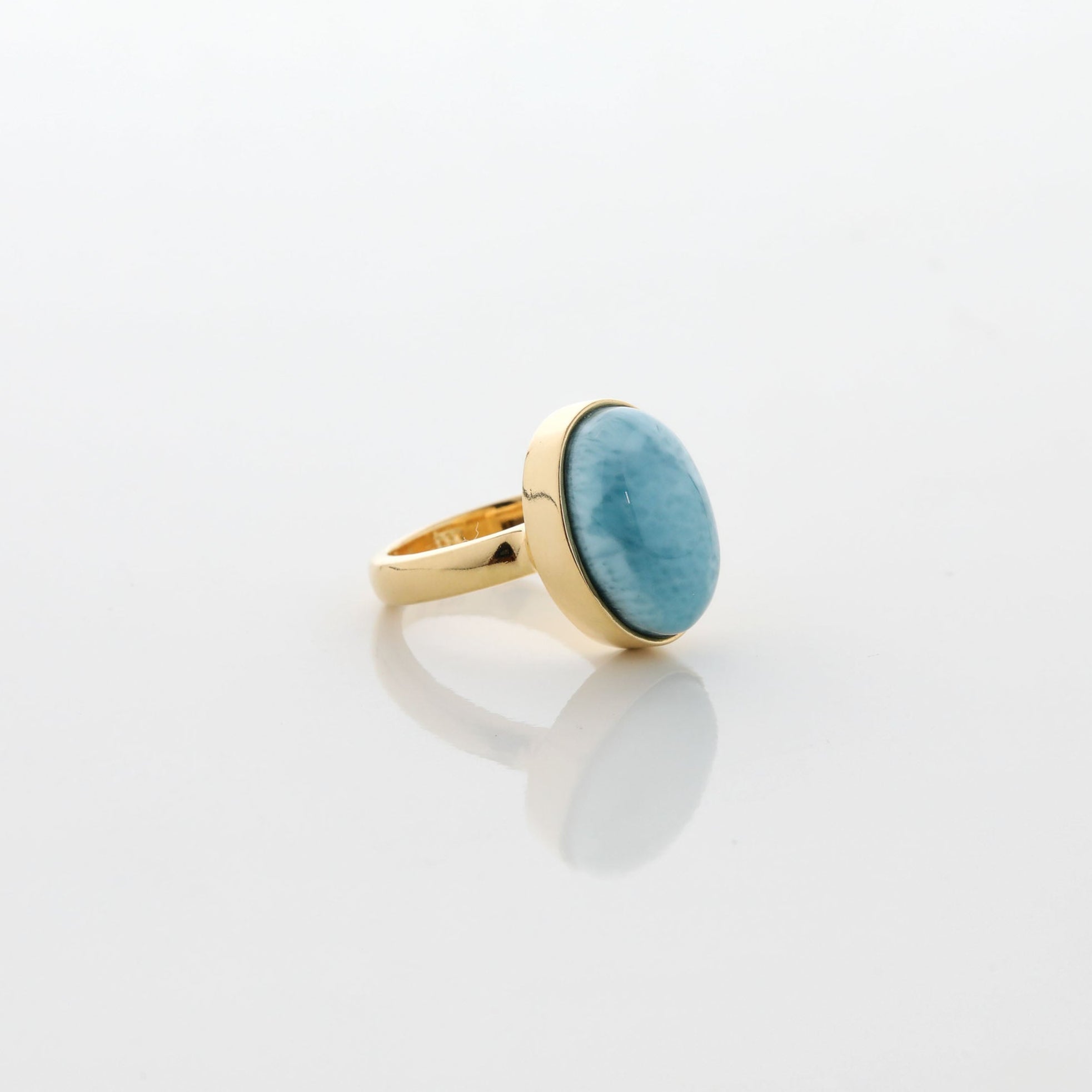 Gold Vermeil Larimar Ring Molly