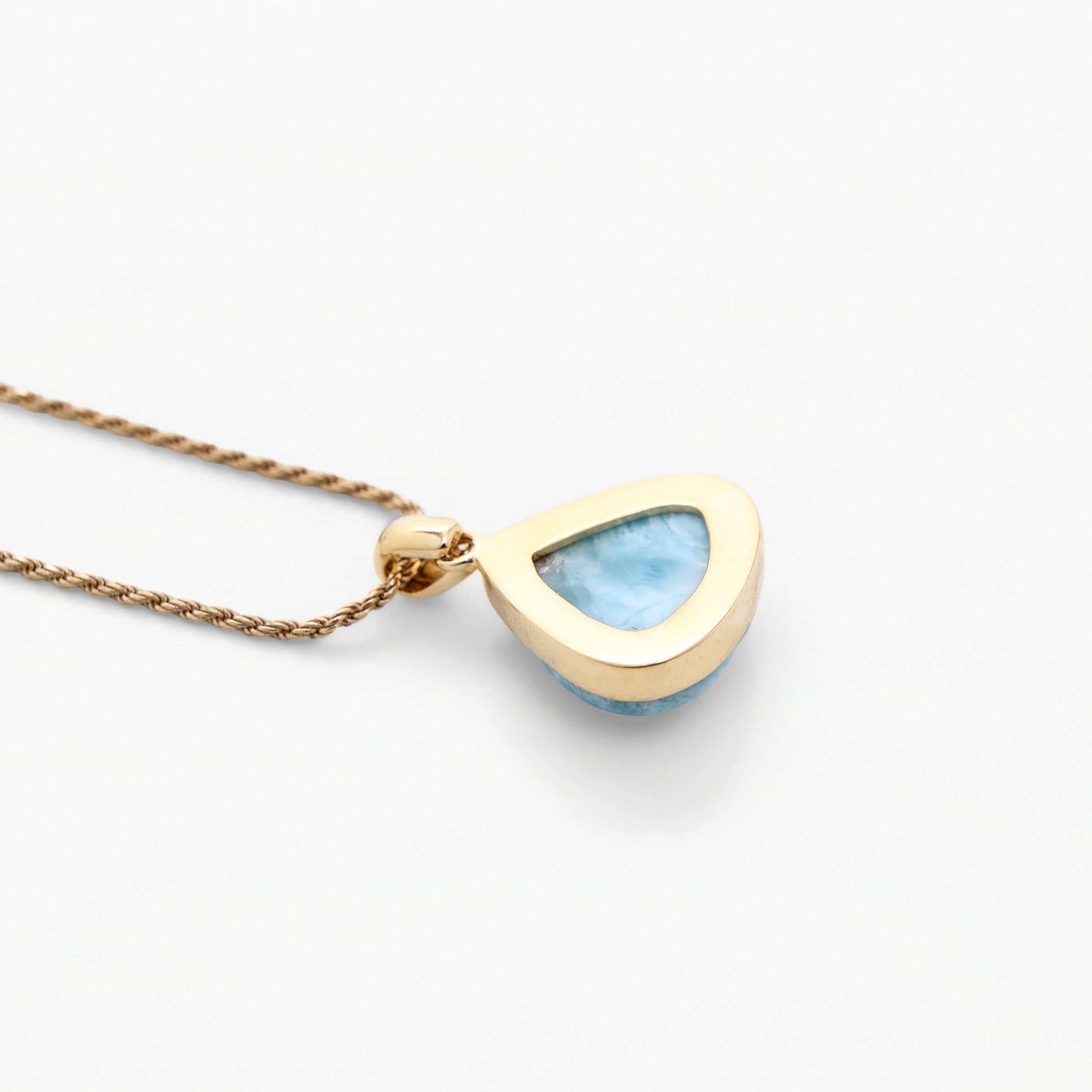 Vermeil Larimar Pendant Palmer