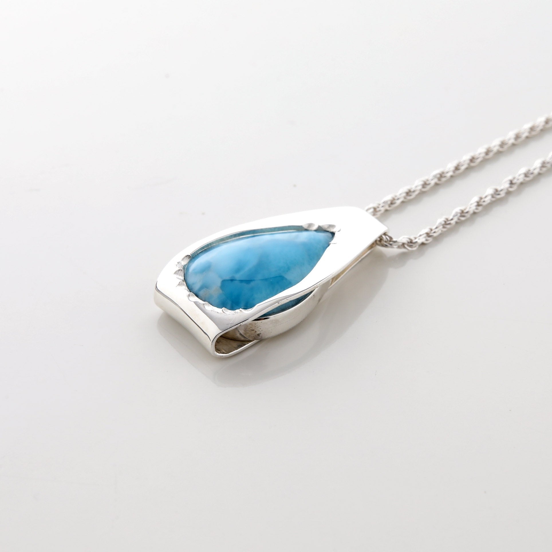 Paloma Larimar Stone Pendant 