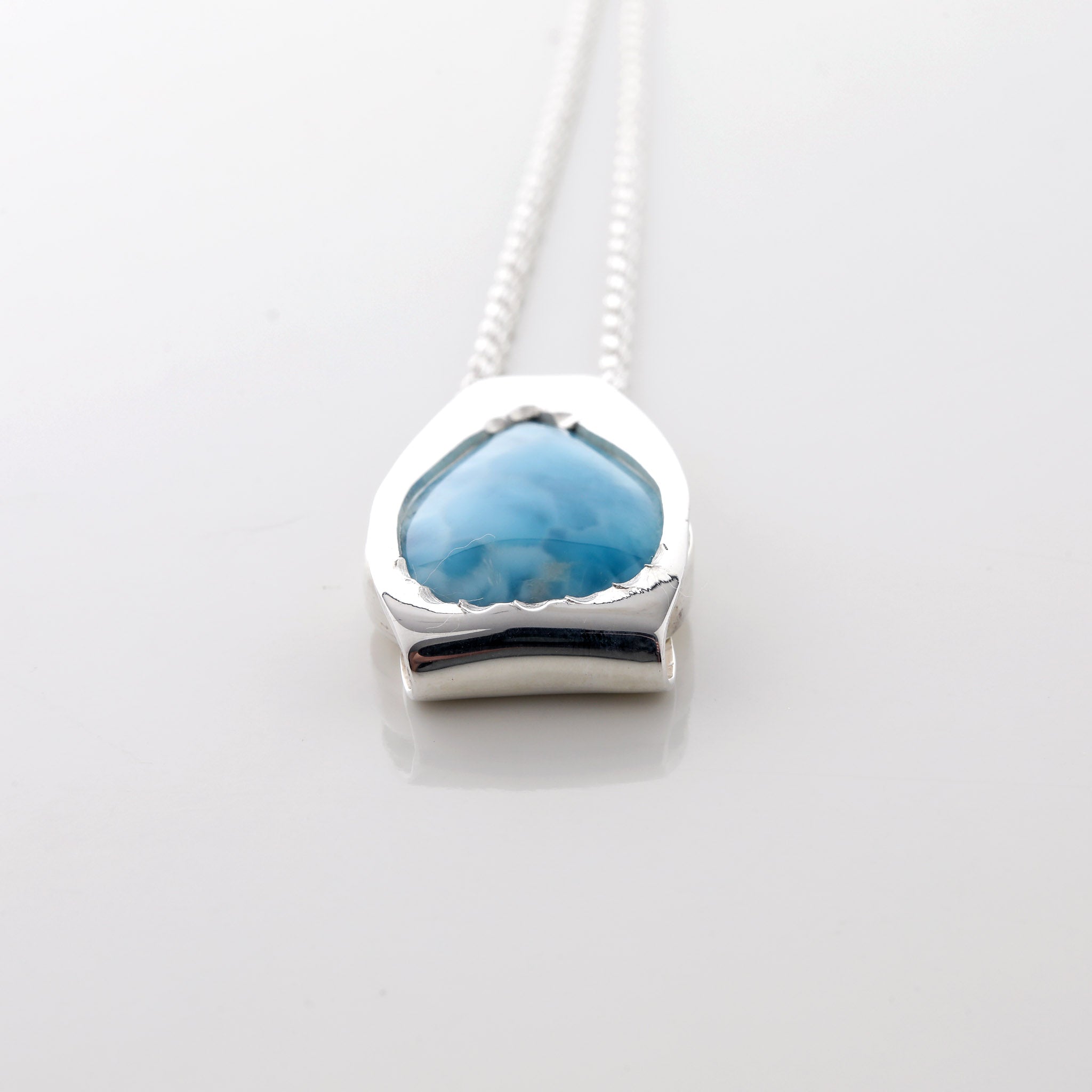 Paloma Larimar Stone Pendant 