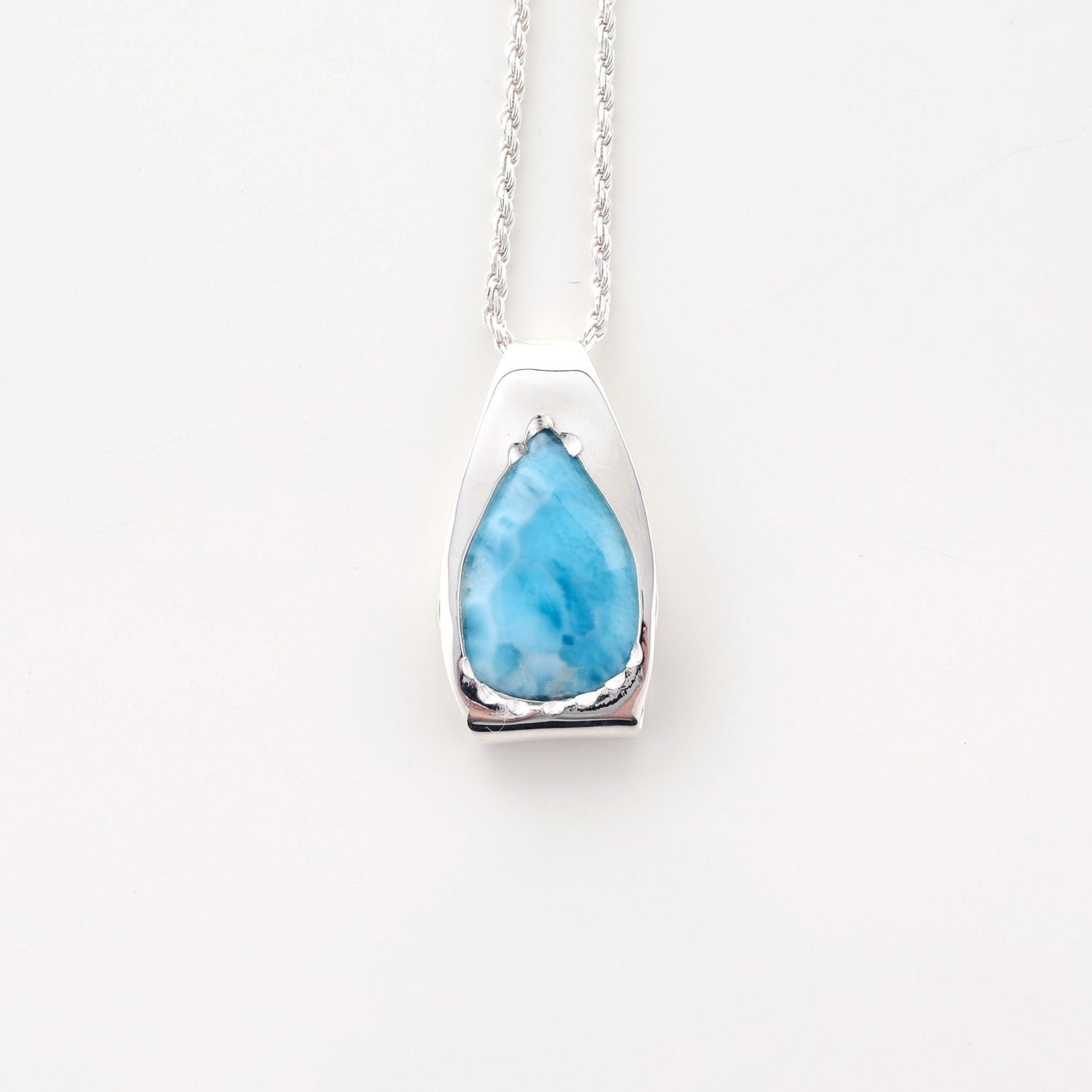 Paloma Larimar Stone Pendant 