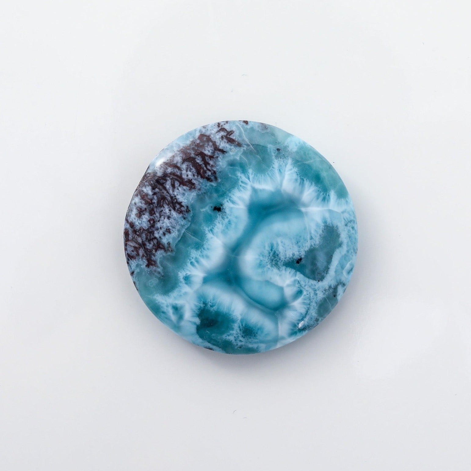 Larimar Stone Paperweight Nereus