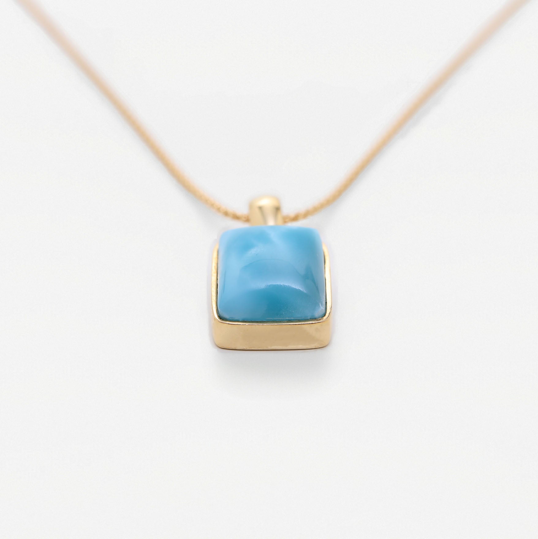 Vermeil Larimar Pendant Paula