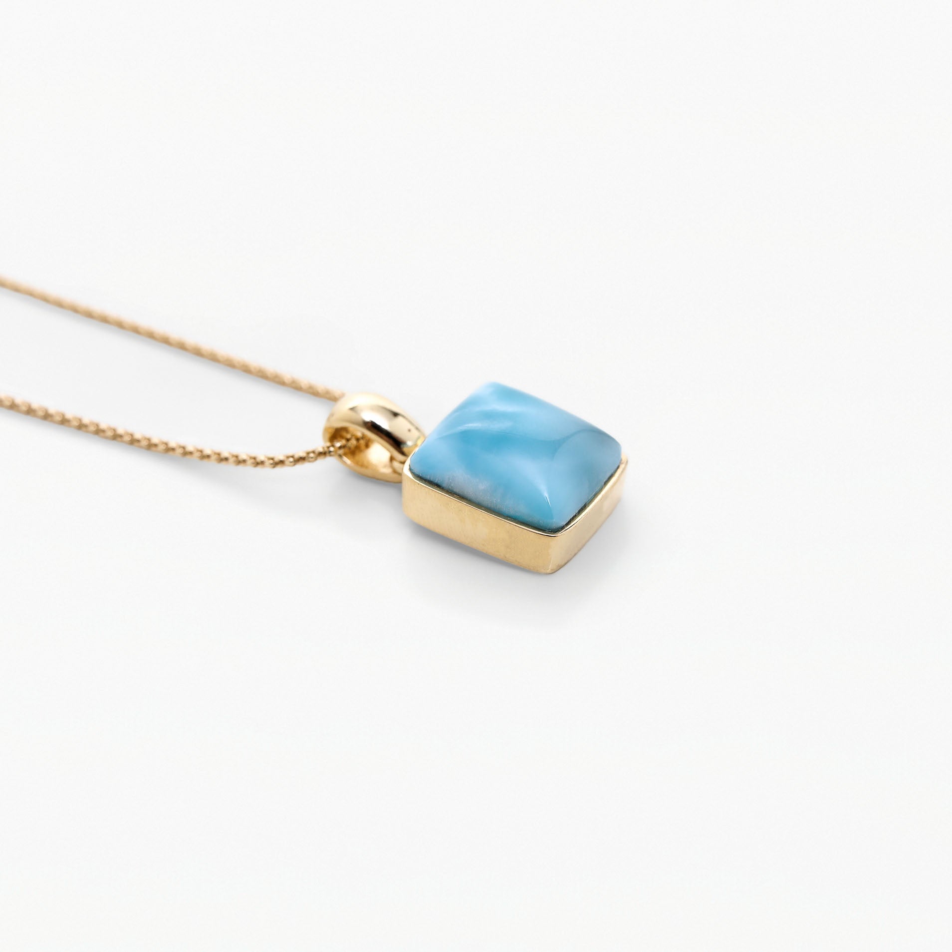 Vermeil Larimar Pendant Paula