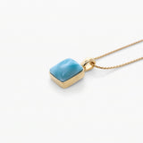 Vermeil Larimar Pendant Paula