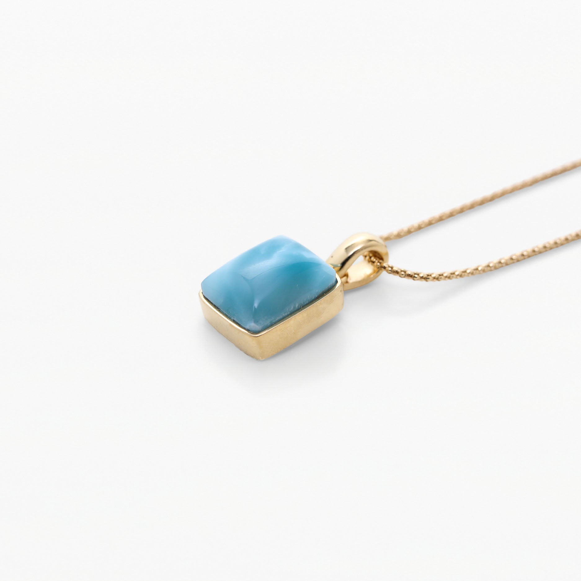 Vermeil Larimar Pendant Paula