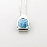 Larimar Stone Paulie Pendant