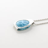 Larimar Stone Paulie Pendant