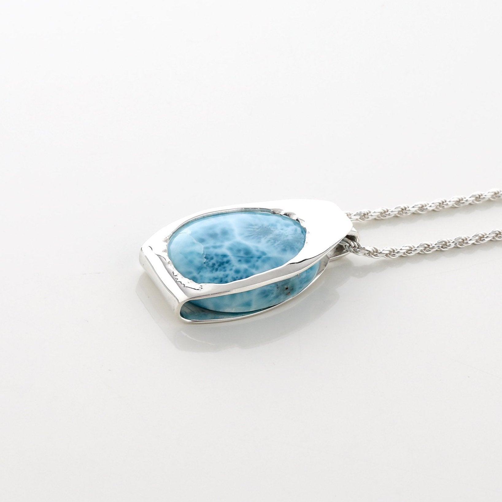 Larimar Stone Paulie Pendant