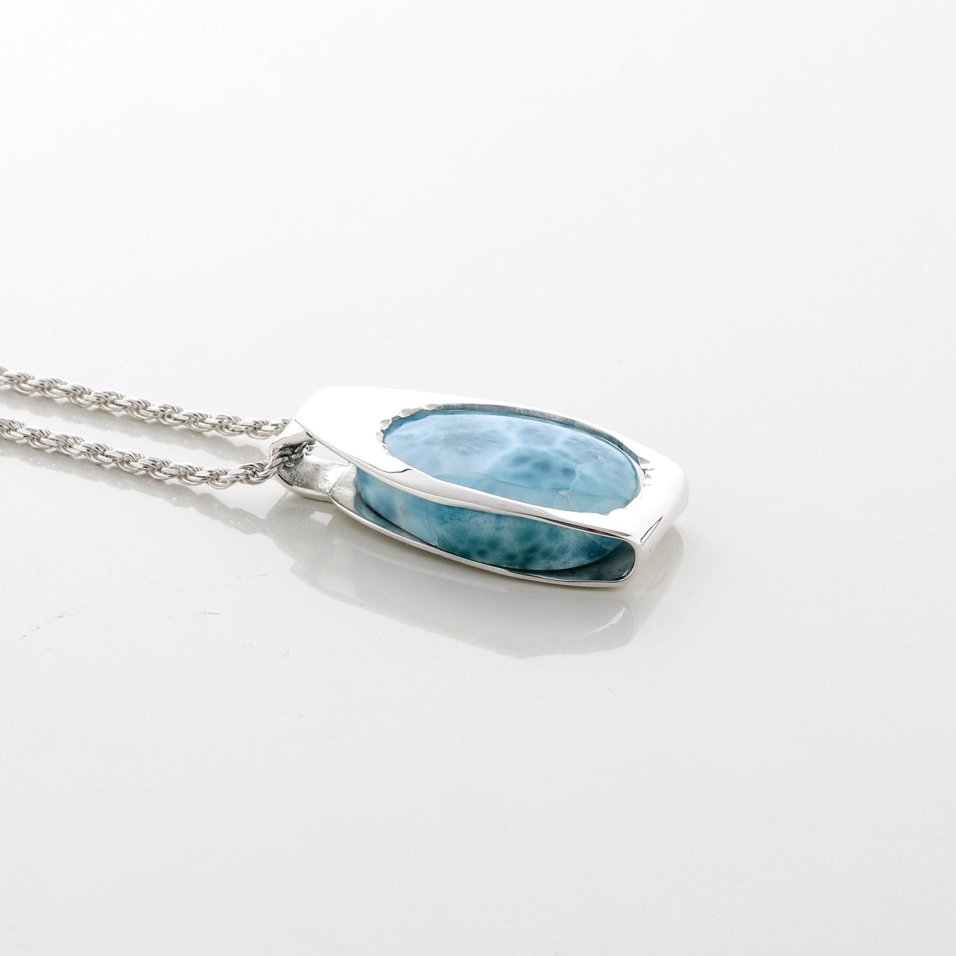 Larimar Stone Paulie Pendant