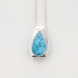 Pavona Larimar Stone Blue Pond Pendant 