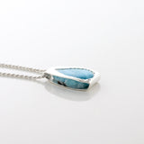 Pavona Larimar Stone Blue Pond Pendant 