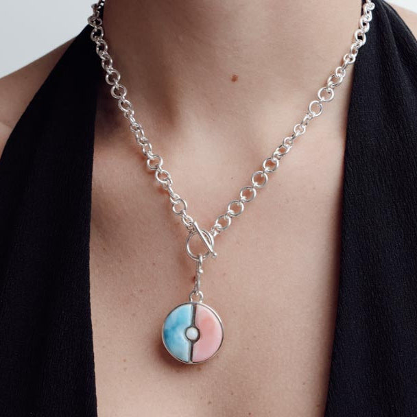 Pink Conch Costa Charm
