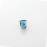 Larimar Square Ring Plumb