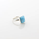 Larimar Square Ring Plumb