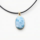Vermeil Larimar Pendant Promise