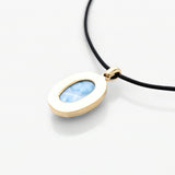 Vermeil Larimar Pendant Promise