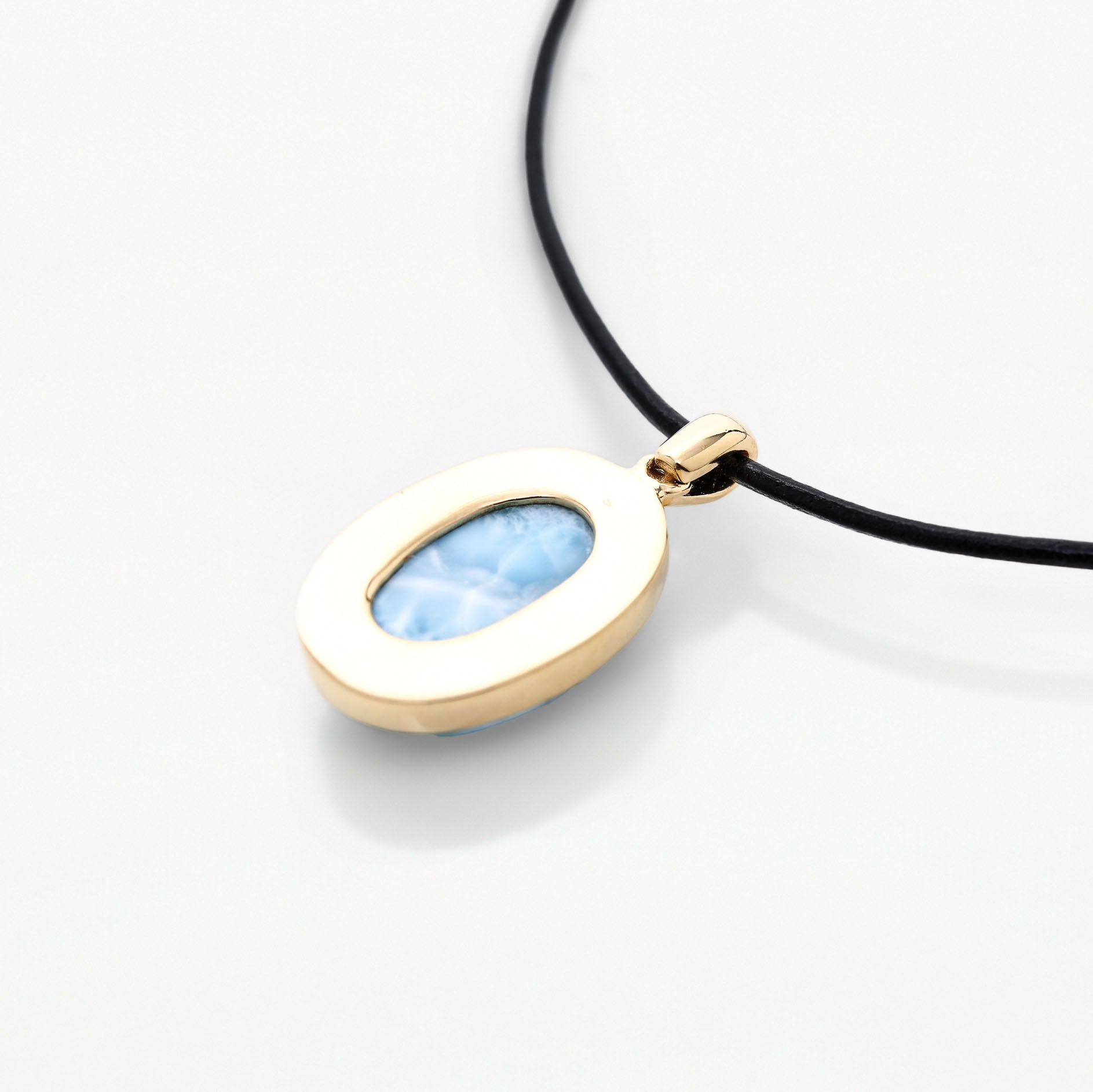 Vermeil Larimar Pendant Promise