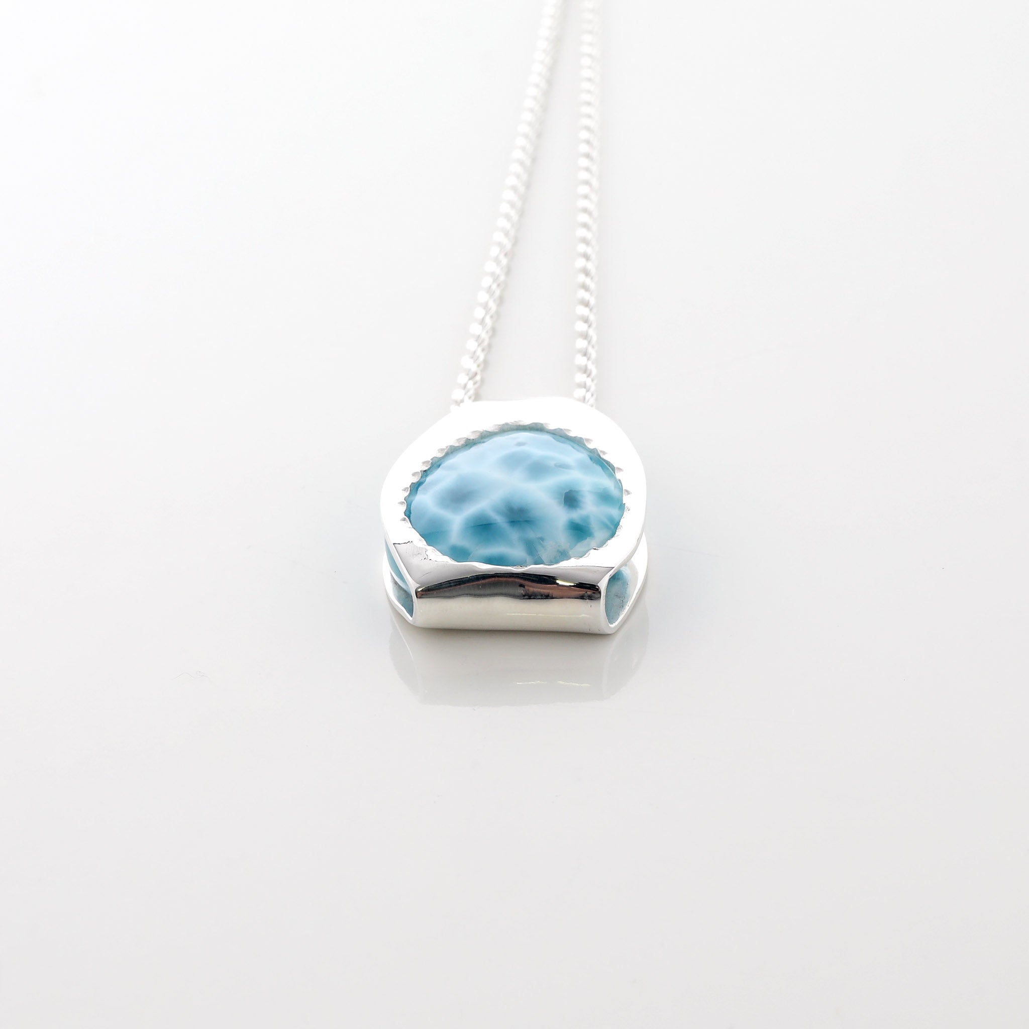 Larimar Gemstone Pure Pendant