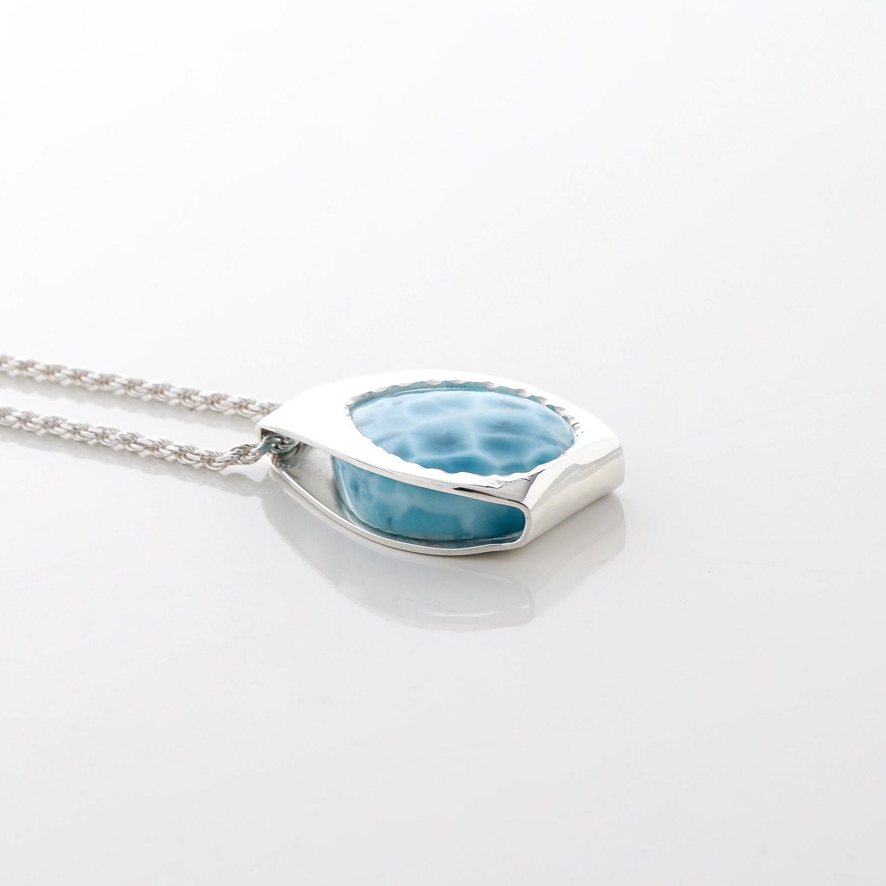 Larimar Gemstone Pure Pendant