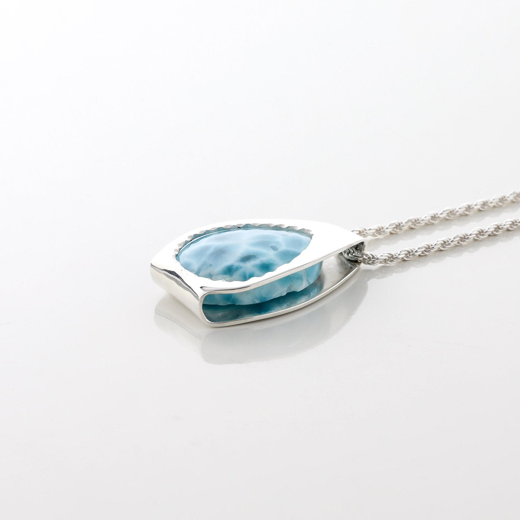 Larimar Gemstone Pure Pendant