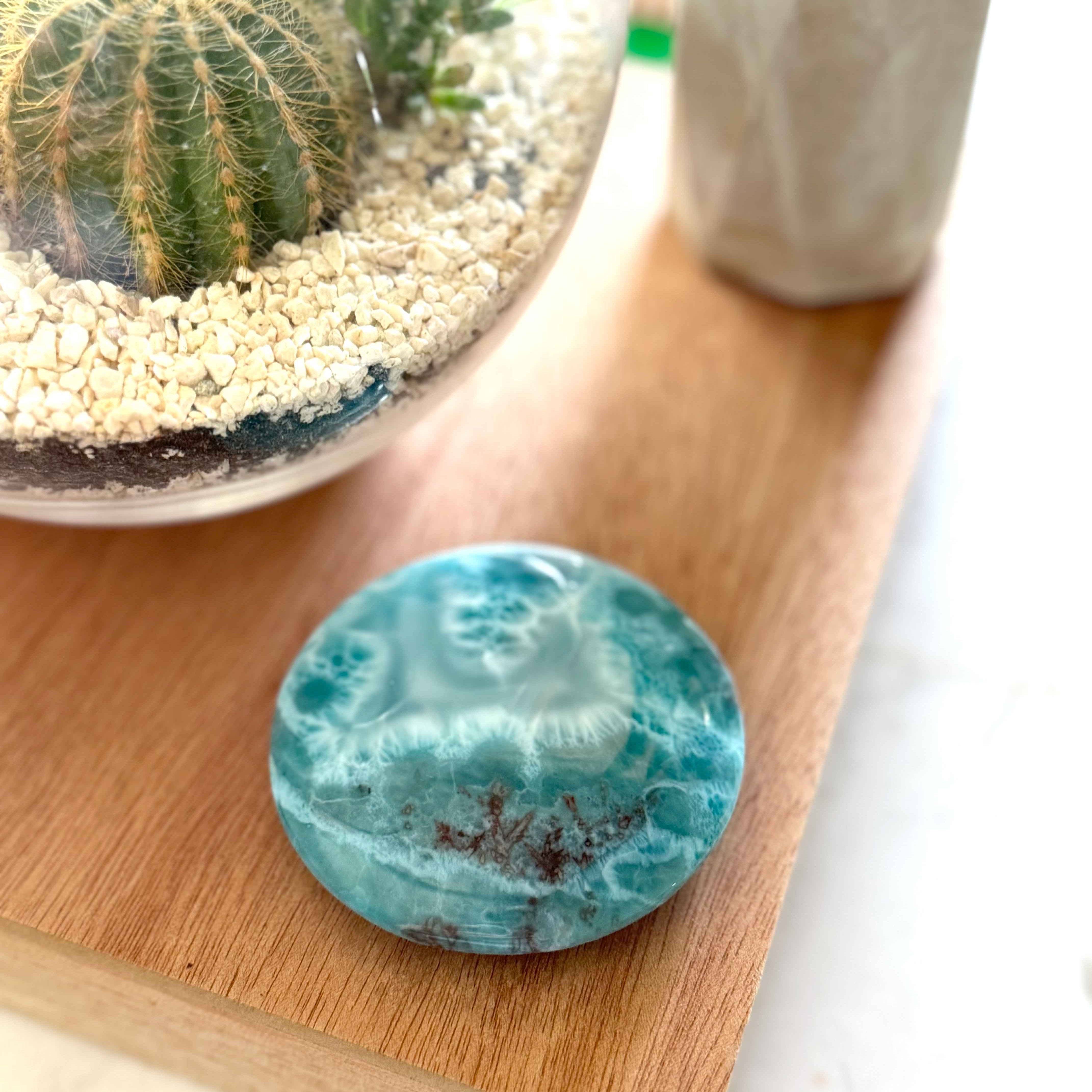 Paperweight Larimar Rock Faye