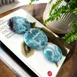 Larimar Stone Paperweight Nereus