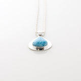 Larimar Stone Pendant Sable