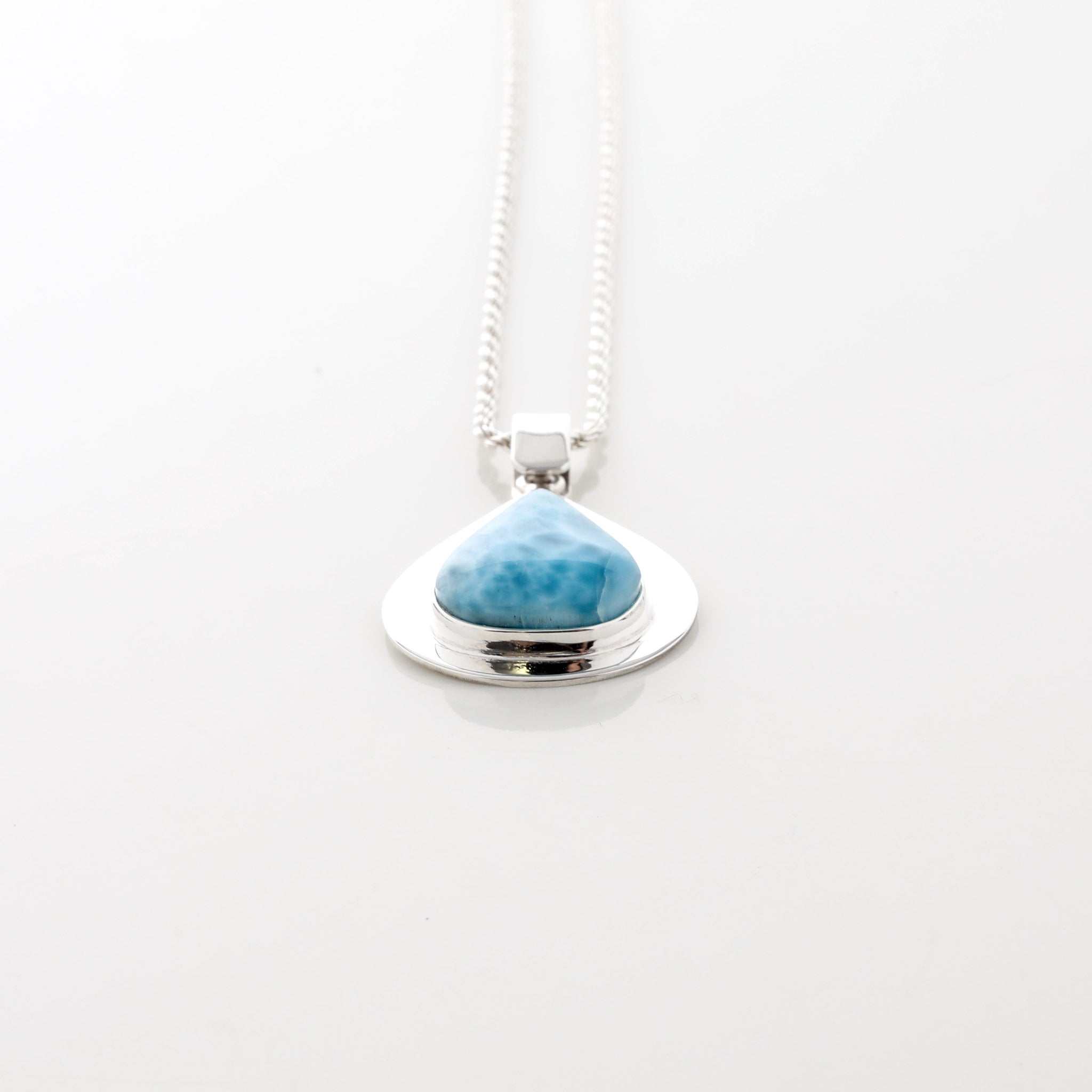 Larimar Stone Pendant Sable