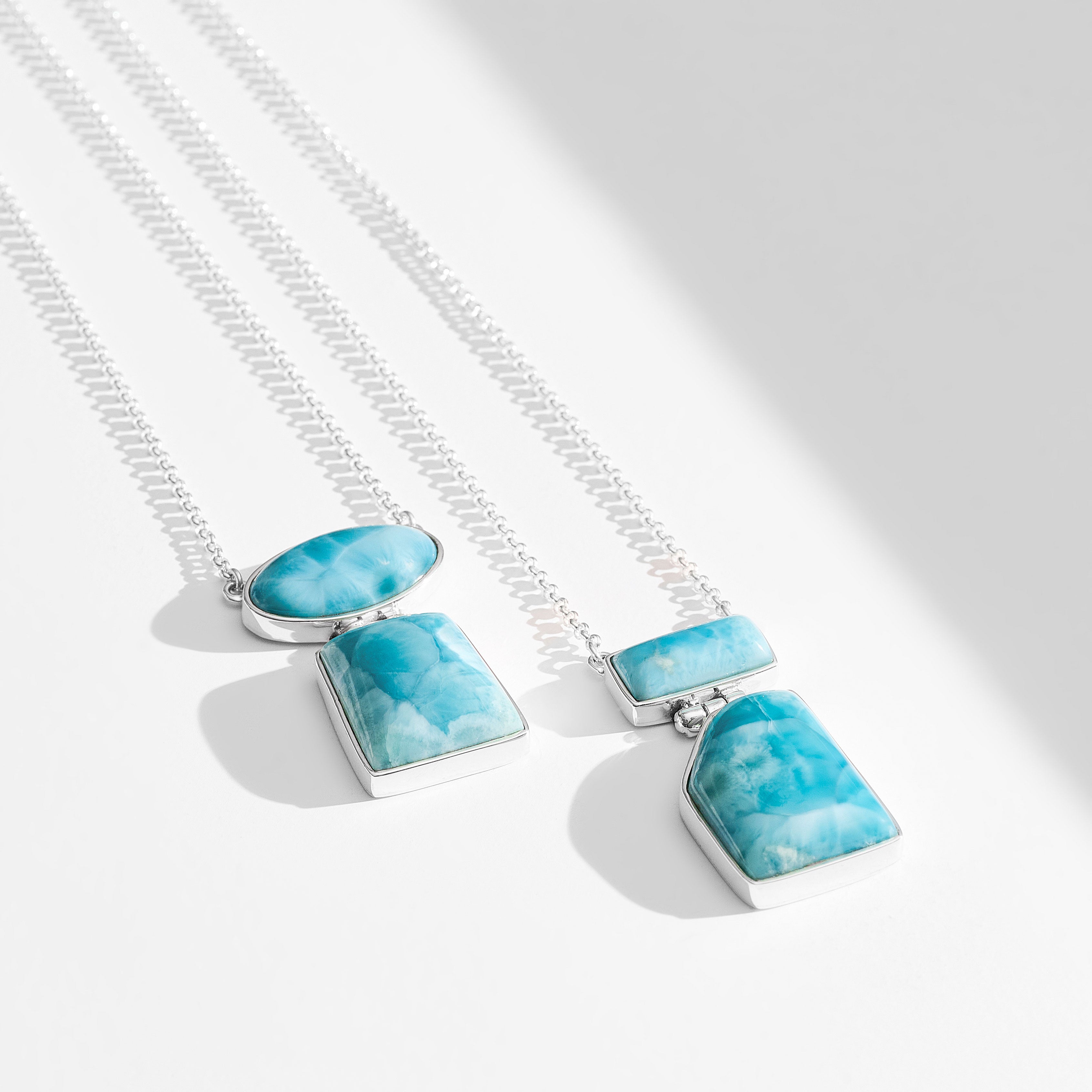 Shop real larimar stone necklaces for the one that is like a mother to you.
