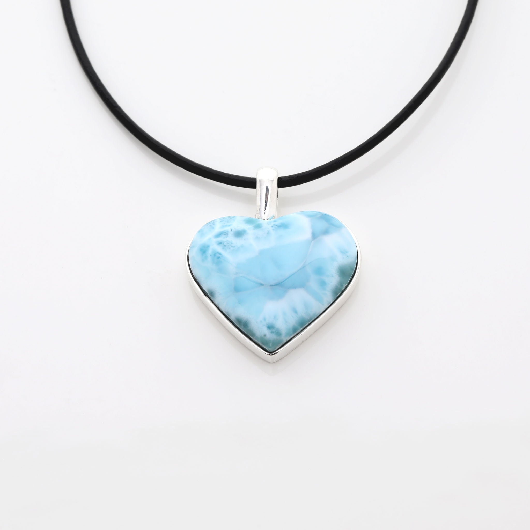 Larimar Heart Pendant Stella