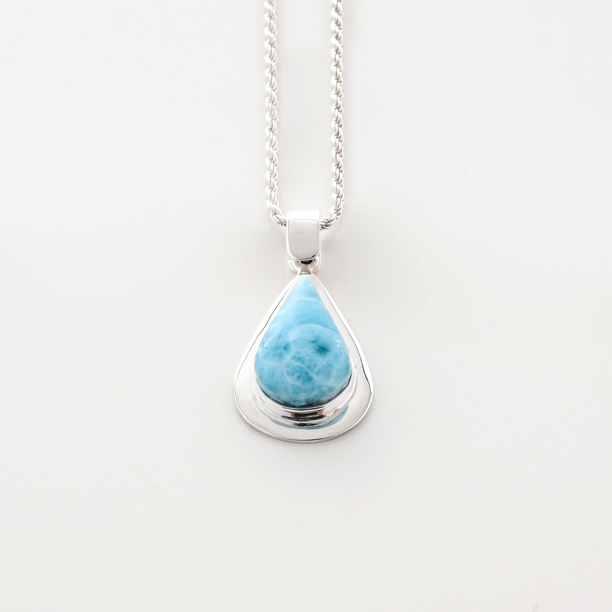 Larimar Stone Pendant Sylvie