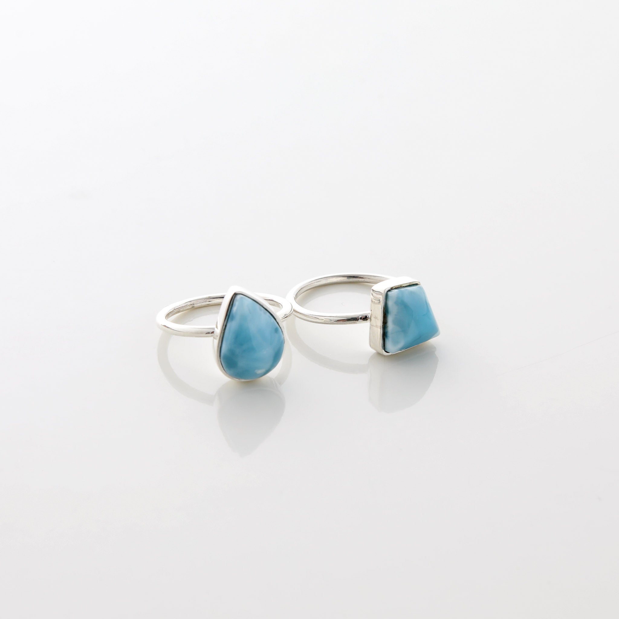 Larimar Stone Ring Set Taylor