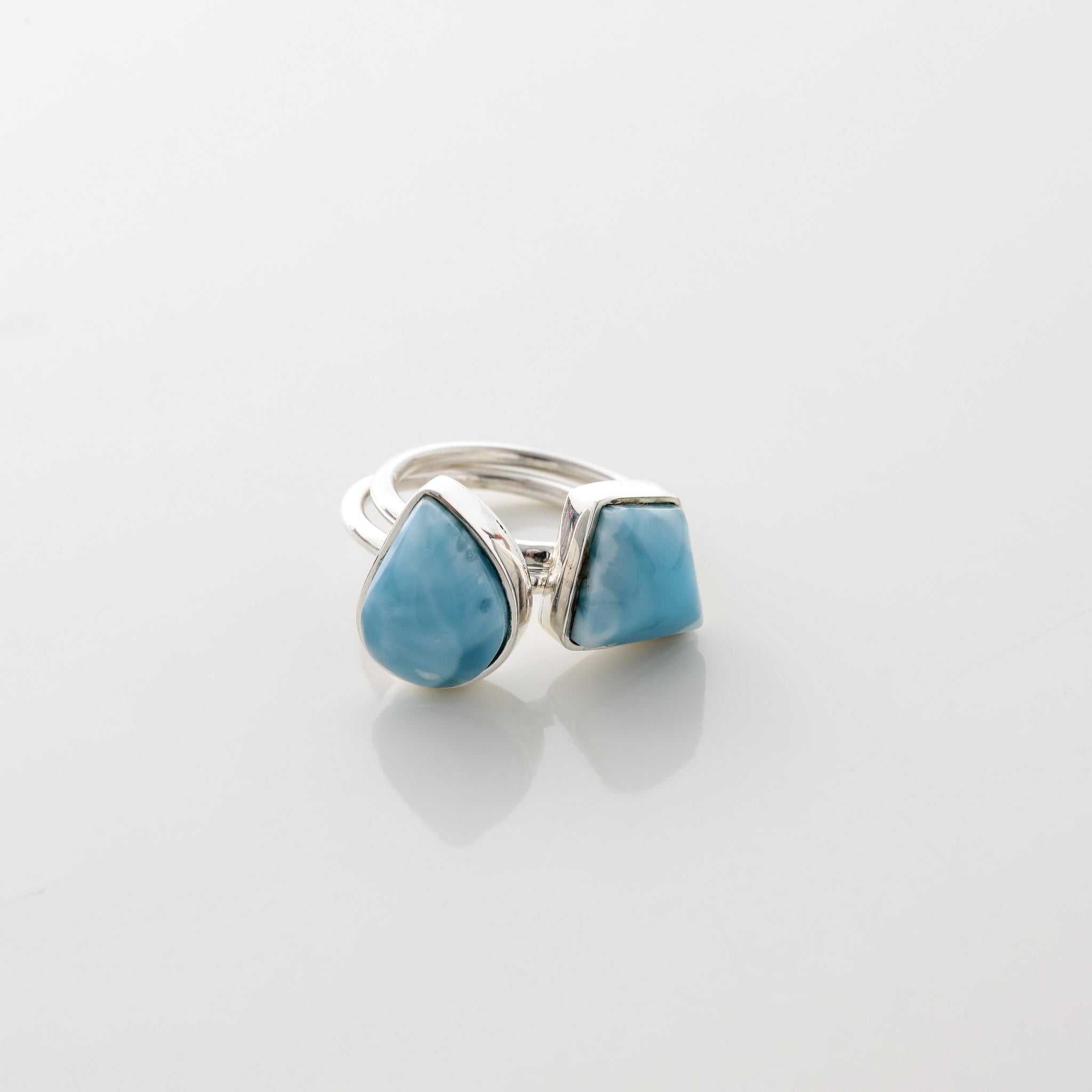 Larimar Stone Ring Set Taylor